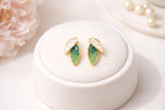 Boucles Feuille Émeraude